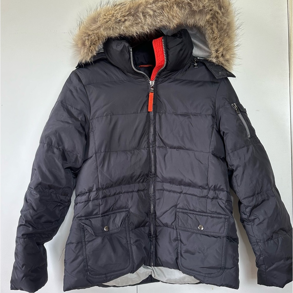 Marc New York Coyote Trimmed Puffer Coat